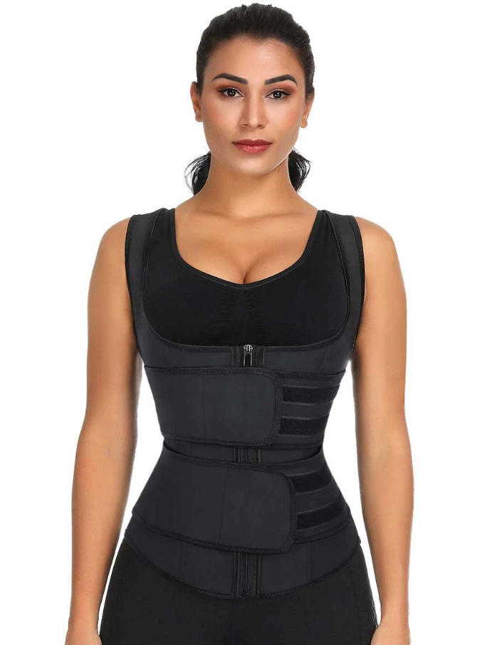 double belt waist trainer