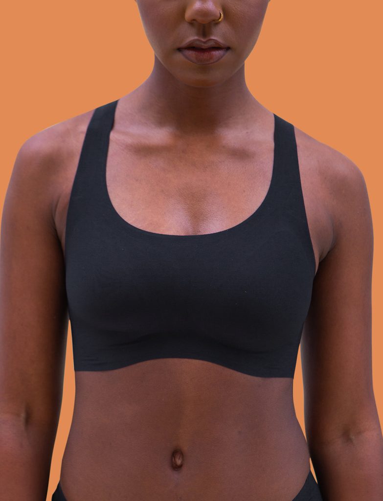 AirWear Wireless Super Comfortable Black Bra