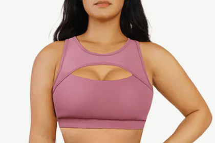 Wholesale Sports Bra With Front and Back Hollow Cutting Design